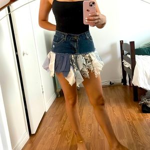 Blue Time Jean Skirt